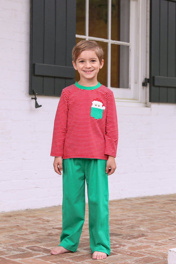 Santa Pocket Pants Set