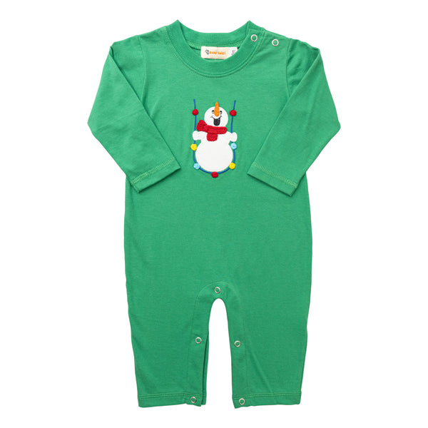 Swinging Snowman Romper