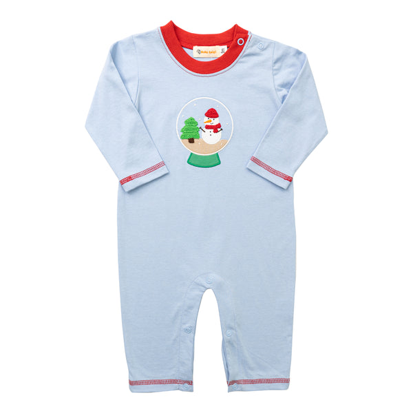 Snowman Snow Globe Romper