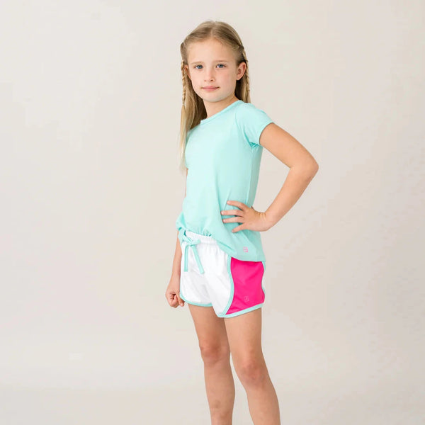 Bridget Basic T- Totally Turquoise