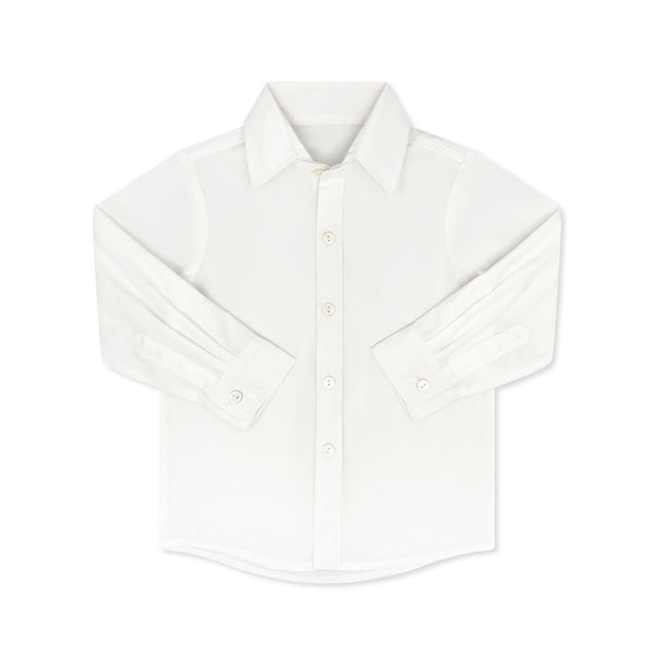 Brees Button Down- Blessings White