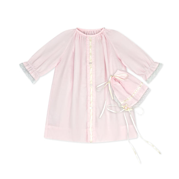 Original Day Gown Set- Blessings Pink/Ecru