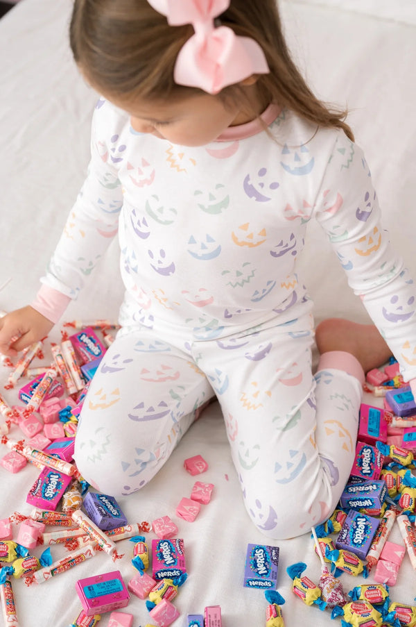 Sweet Pea PJ Set - Peek-a-BOO, Park Pink