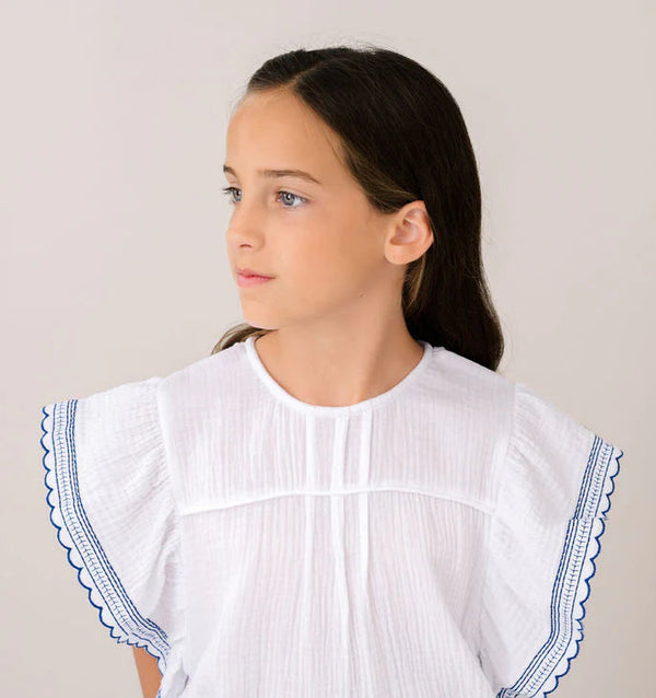 Camille Blouse- Webster White & Royal