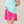 Tatum Short- Power Pink, Totally Turquoise