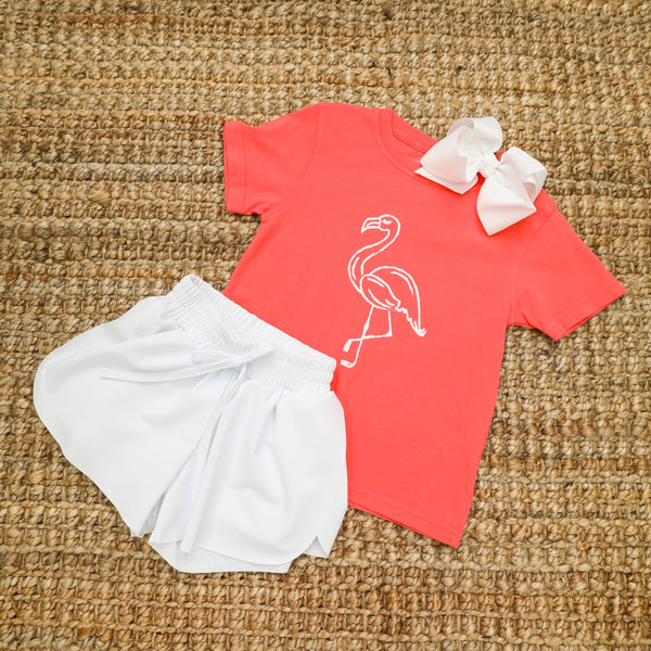 Salmon Pink Flamingo T-Shirt