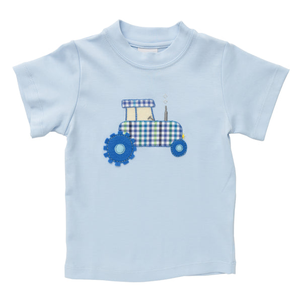 Plaid Tractor T-Shirt