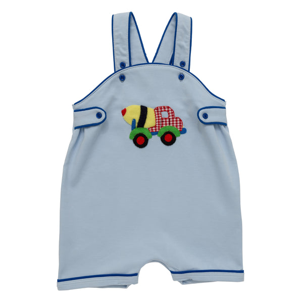 Concrete Truck Tabbed Sunsuit