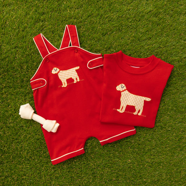 Winston Dog Tabbed Sunsuit