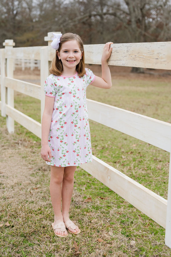 Berry Sweet Knit Strawberry Play Dress