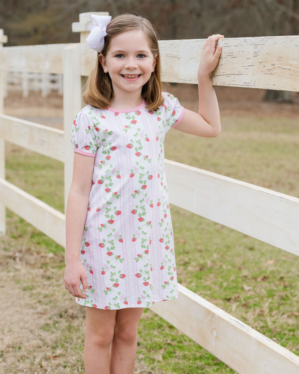 Berry Sweet Knit Strawberry Play Dress