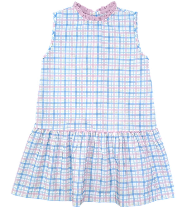 Sydney Dress- Pastel Plaid