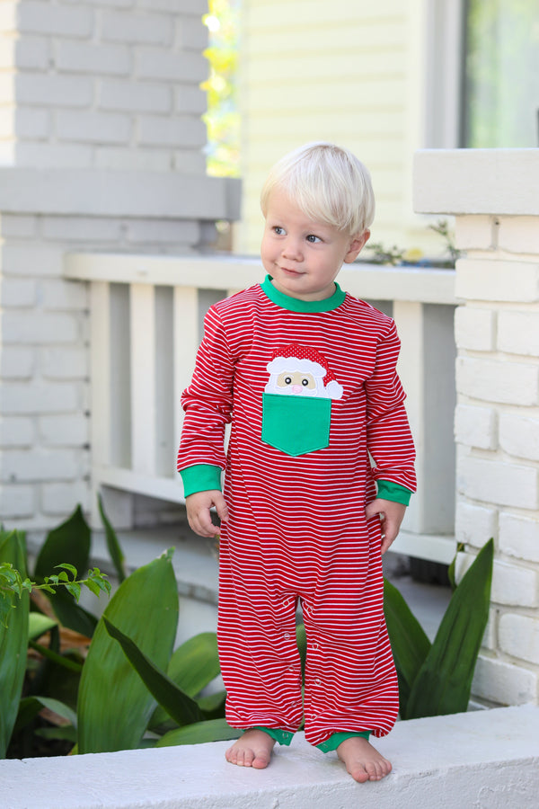 Santa Pocket Romper