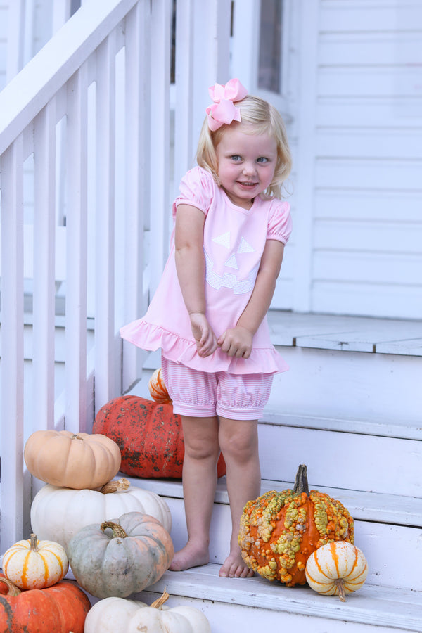 Jack O'Lantern Shirt- Pink