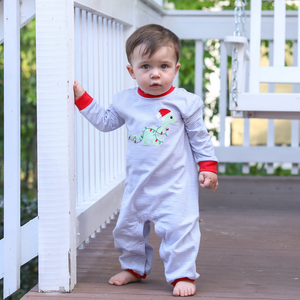 Christmas Dino Romper