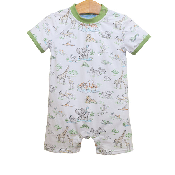 Safari Animals SS Romper