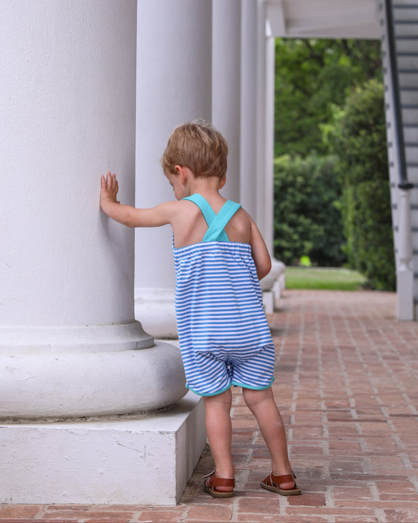 Oliver Shortall- Blue Stripe/Teal