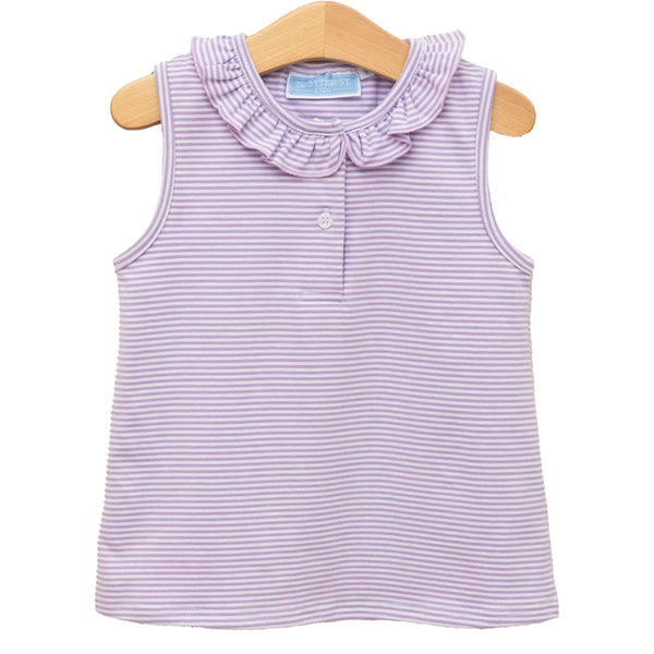 Nora Tank- Lavender Stripe