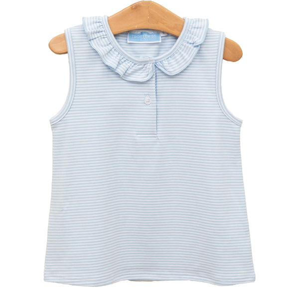 Nora Tank- Light Blue Stripe