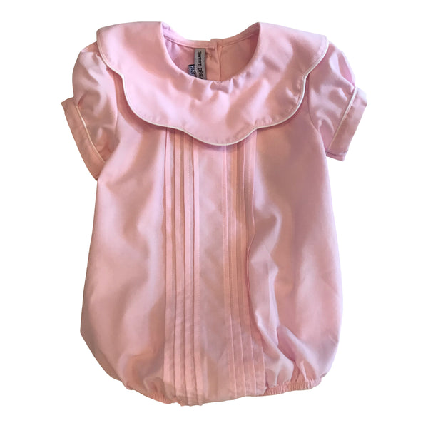 Pleated Scallop Pink Bubble