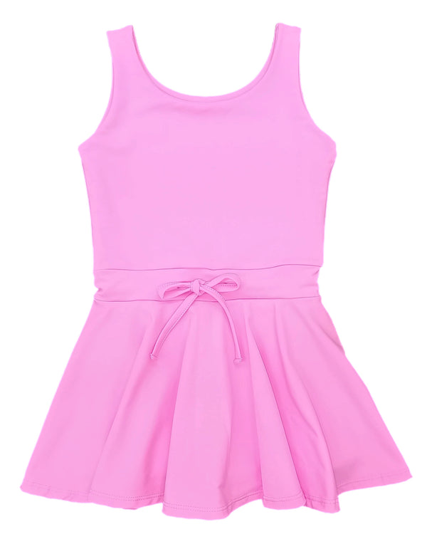 Pink Tennis Dress w/ Tie