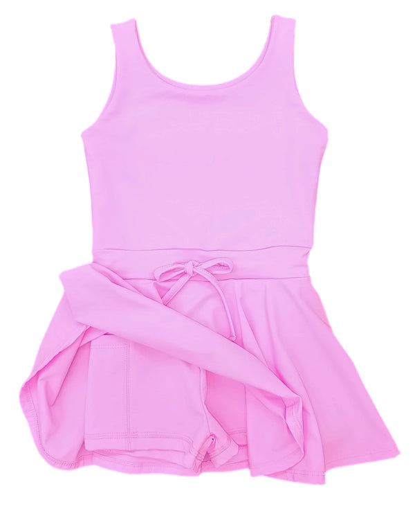 Pink Tennis Dress w/ Tie