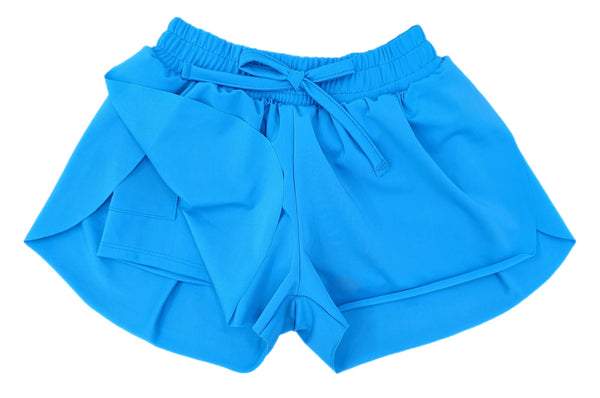 Turquoise Blue Butterfly Shorts