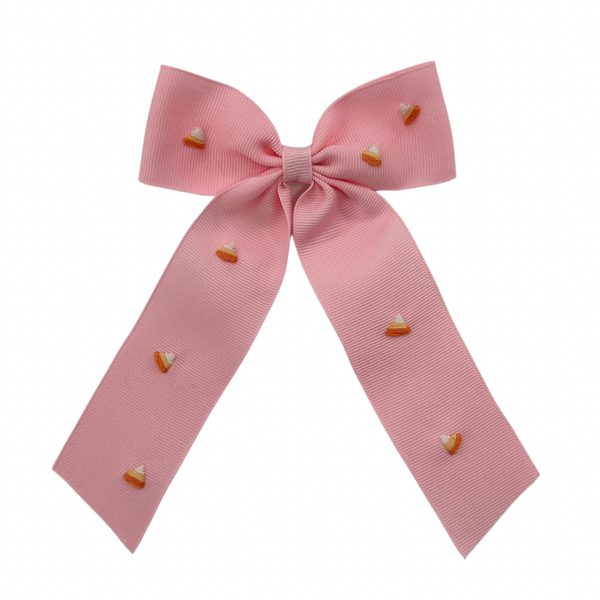 Candy Corn Bow: Pink