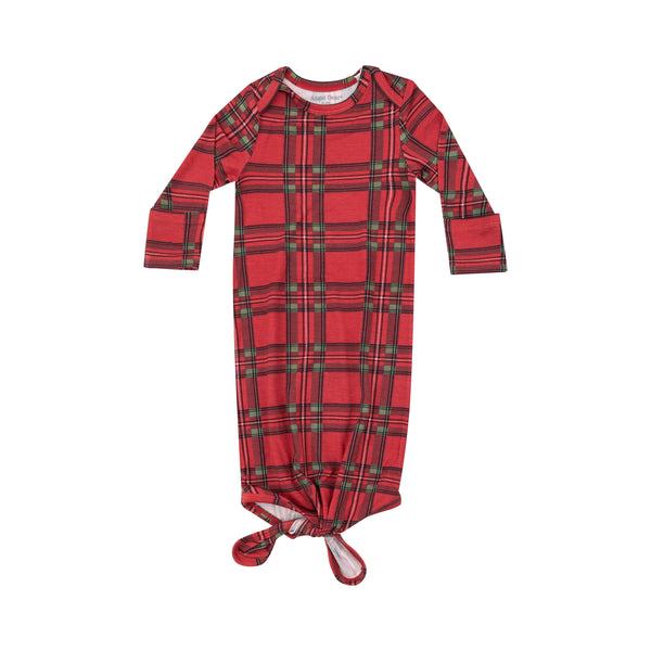 Vintage Holiday Plaid- Knotted Gown