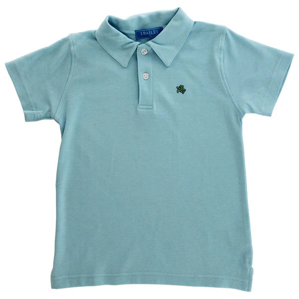 Henry S/S Polo- Blue Jay