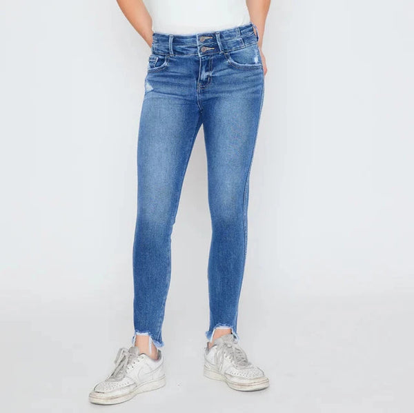 Bunnie High Rise Ankle Skinny Jeans