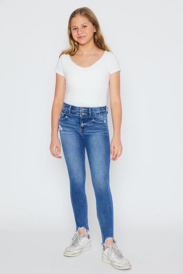 Bunnie High Rise Ankle Skinny Jeans