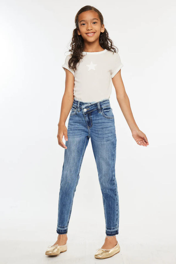 Pomey High Rise Ankle Skinny Jeans