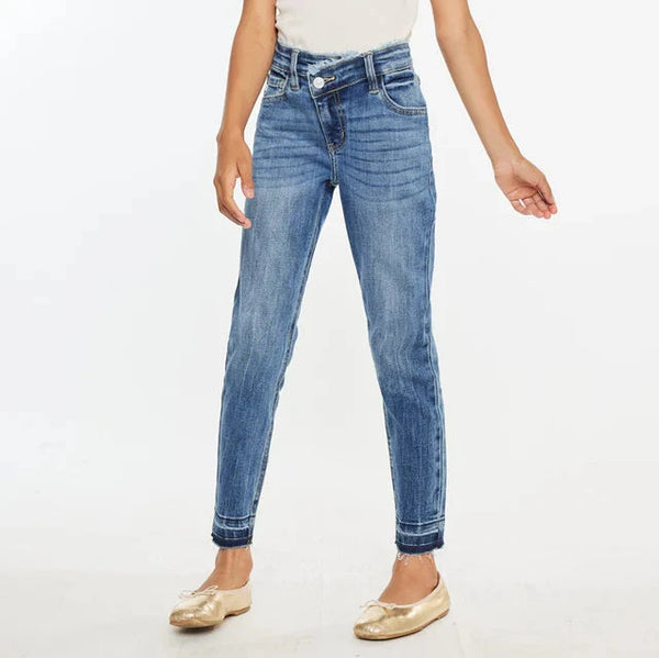 Pomey High Rise Ankle Skinny Jeans