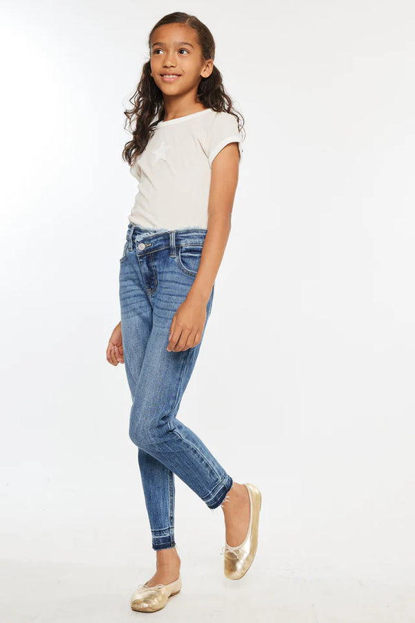 Pomey High Rise Ankle Skinny Jeans