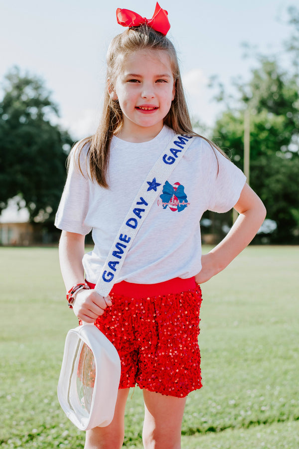 Tied To Tradition T-Shirt- Red/Blue