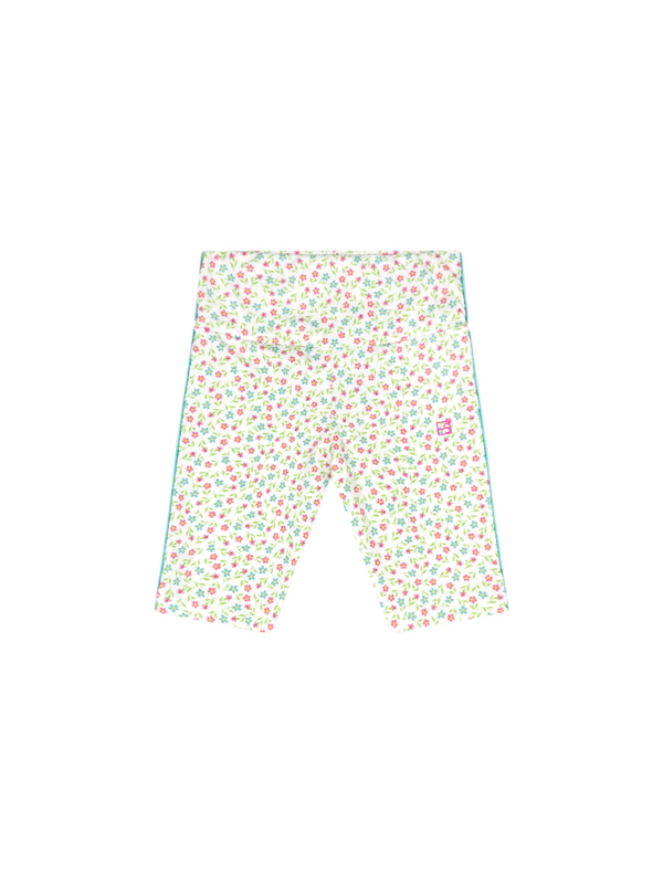 Beth Biker Short- Petal Pop Floral, Totally Turquoise