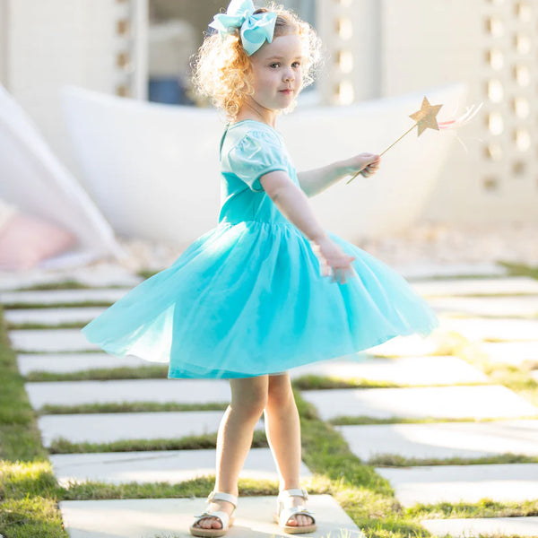 Princess Dress- Aqua