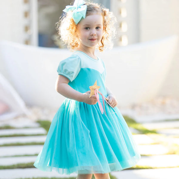 Princess Dress- Aqua