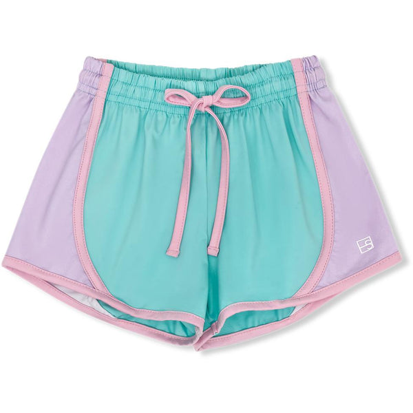 Elise Short- Totally Turquoise, Petal Purple, Cotton Candy Pink