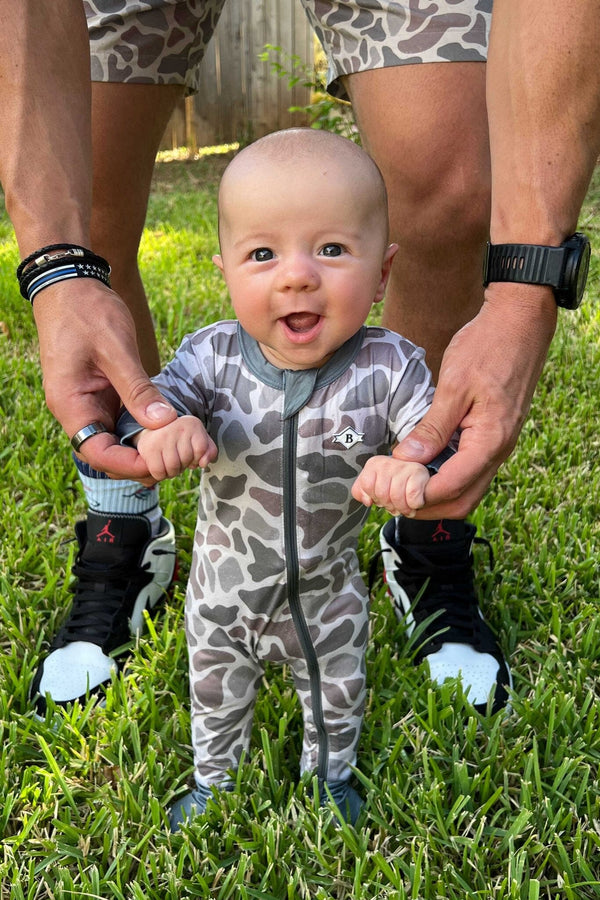 Baby Zip Up- Classic Deer Camo