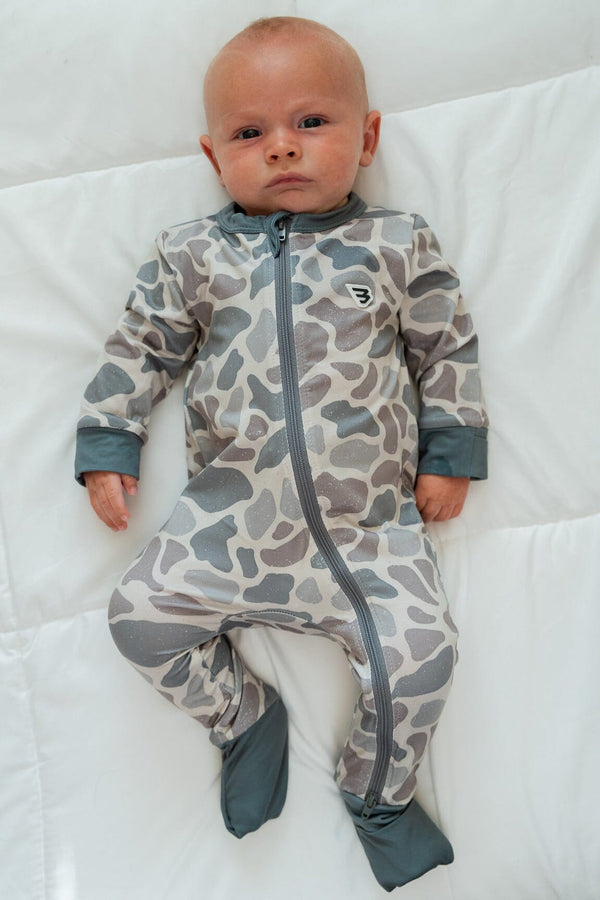 Baby Zip Up- Classic Deer Camo