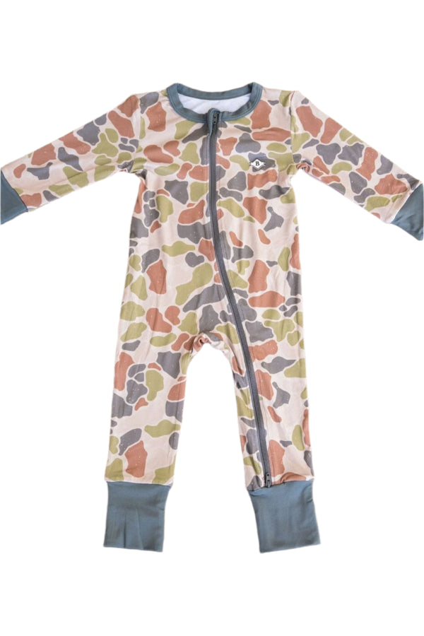 Baby Zip Up - Driftwood Camo