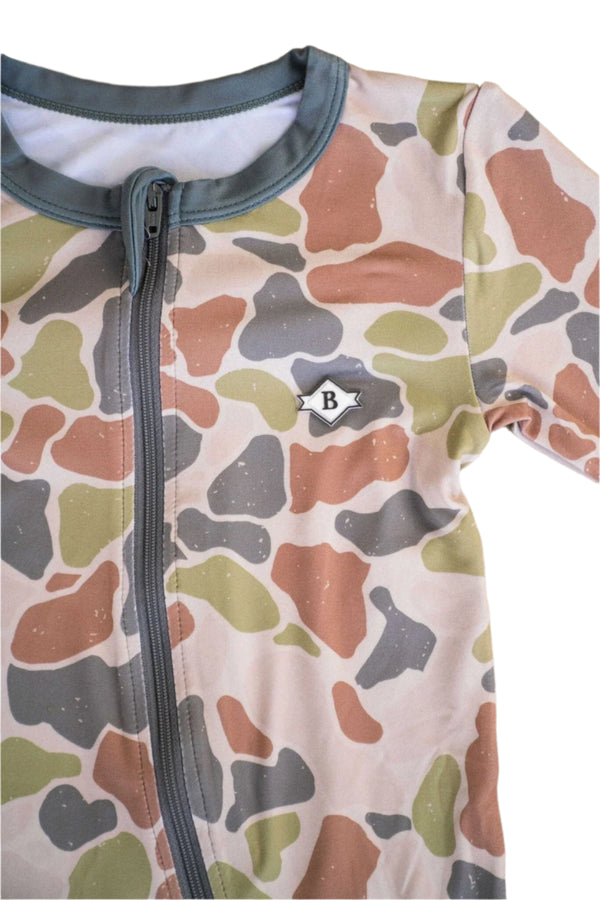 Baby Zip Up - Driftwood Camo