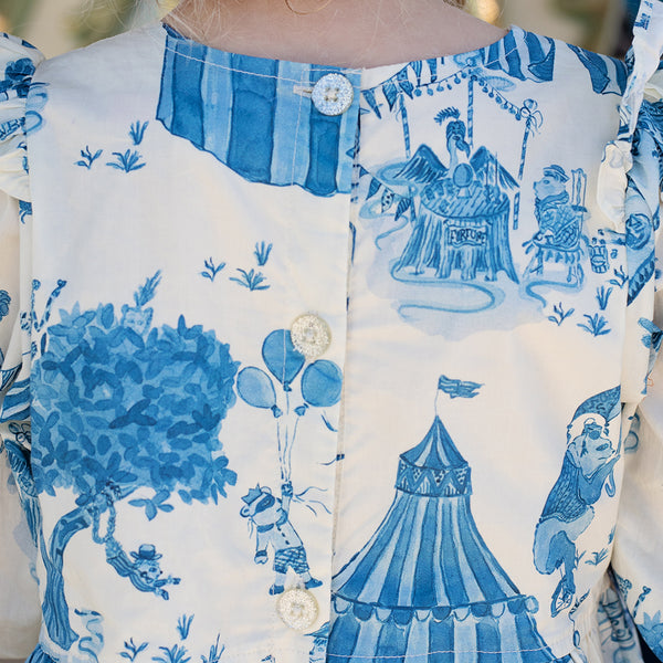 Brooke Dress - Blue Circus