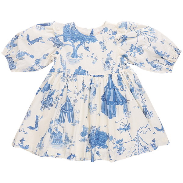 Brooke Dress - Blue Circus