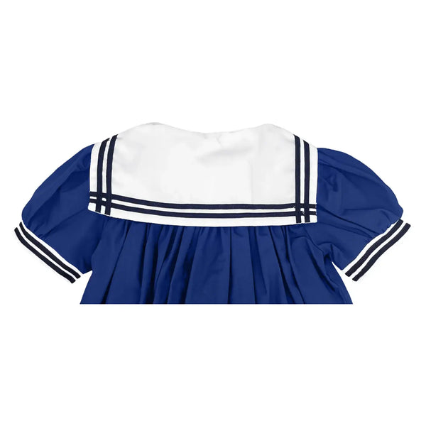 Nautical Sailor Dress- Navy