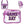 Game Day Clear Transparent Crossbody Bag : Purple