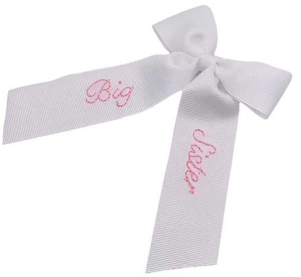 Big Sister Bow: Pink Thread