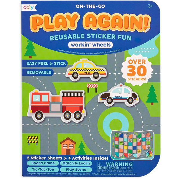 Play Again! Mini On-The-Go Activity Kit - Working Wheels